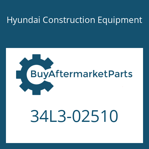 Hyundai Construction Equipment 34L3-02510 - BLOCK