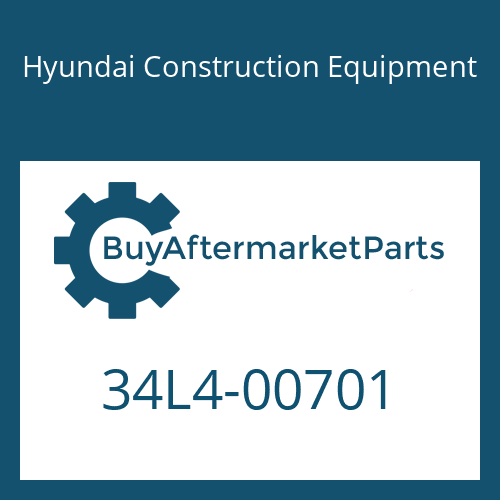 34L4-00701 Hyundai Construction Equipment PIN-JOINT