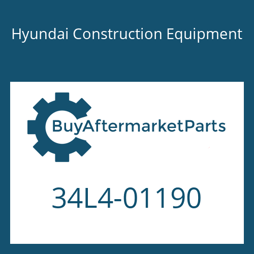 Hyundai Construction Equipment 34L4-01190 - PLATE