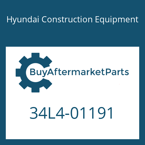 Hyundai Construction Equipment 34L4-01191 - PLATE