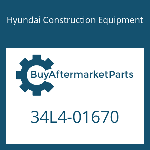 Hyundai Construction Equipment 34L4-01670 - PUMP ASSY-MAIN
