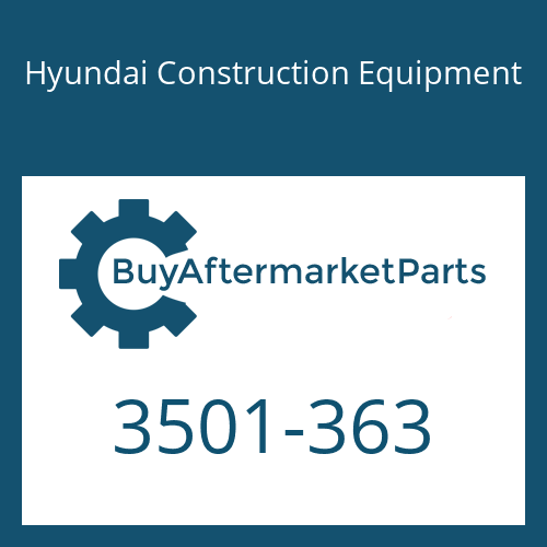Hyundai Construction Equipment 3501-363 - SPOOL