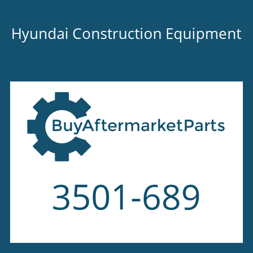 Hyundai Construction Equipment 3501-689 - HOUSING-VALVE