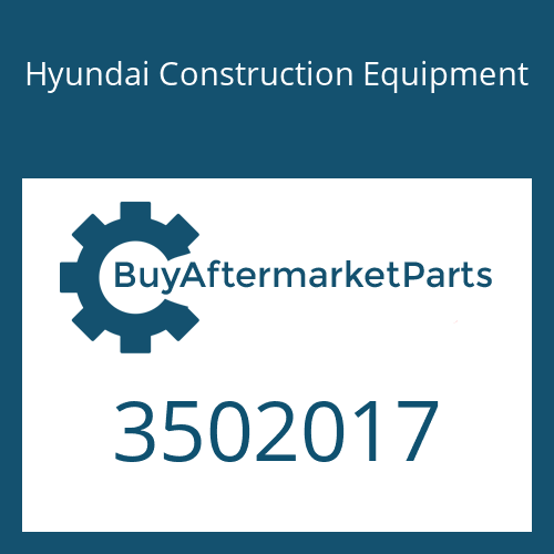 Hyundai Construction Equipment 3502017 - PLATE-CLAMPING