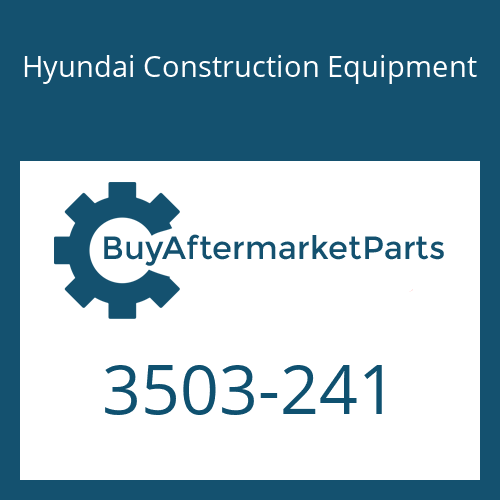 Hyundai Construction Equipment 3503-241 - COVER