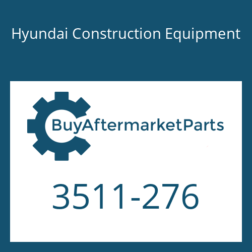 Hyundai Construction Equipment 3511-276 - PLUNGER