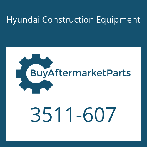 Hyundai Construction Equipment 3511-607 - PLUNGER ASSY