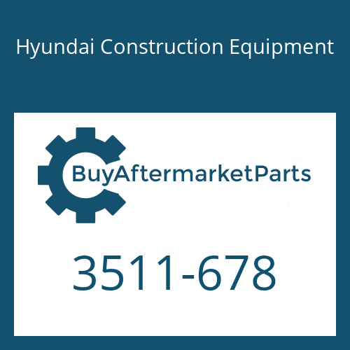 Hyundai Construction Equipment 3511-678 - PLUNGER ASSY