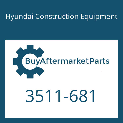 Hyundai Construction Equipment 3511-681 - PLUNGER ASSY