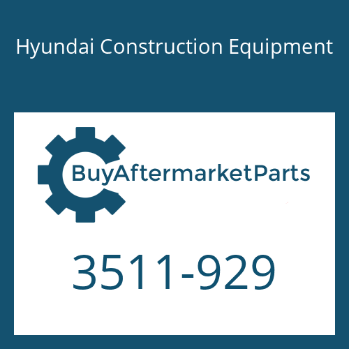 3511-929 Hyundai Construction Equipment PLUNGER ASSY