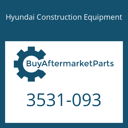 3531-093 Hyundai Construction Equipment GUIDE-SPRING