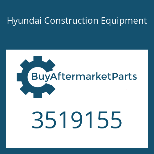 3519155 Hyundai Construction Equipment SHIELD-HEAT