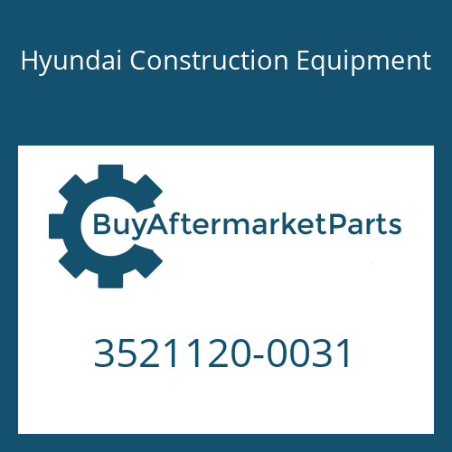 Hyundai Construction Equipment 3521120-0031 - CARRIER SUB-NO1(005