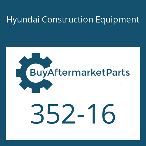 Hyundai Construction Equipment 352-16 - SEAL-PISTON