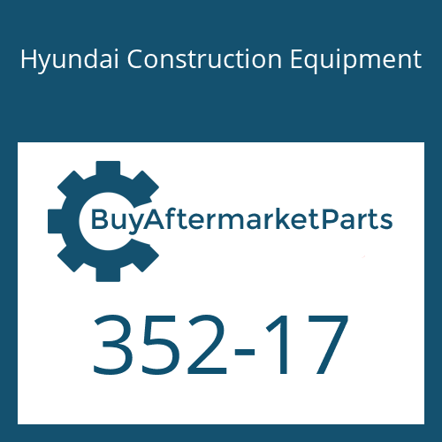 Hyundai Construction Equipment 352-17 - RING-WEAR