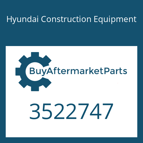 Hyundai Construction Equipment 3522747 - HOUSING-TURBINE