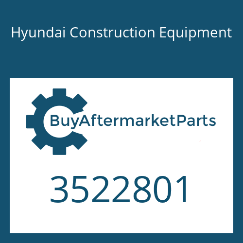 Hyundai Construction Equipment 3522801 - DIFFUSER