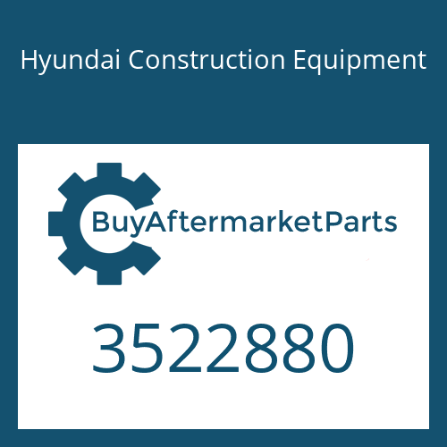 Hyundai Construction Equipment 3522880 - SHAFT & WHEEL