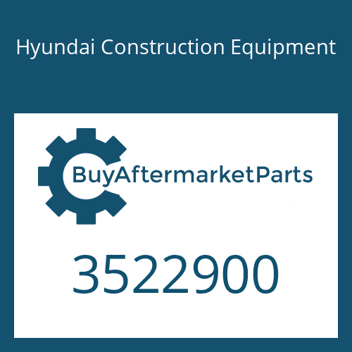 Hyundai Construction Equipment 3522900 - TURBOCHARGER ASSY(LP)