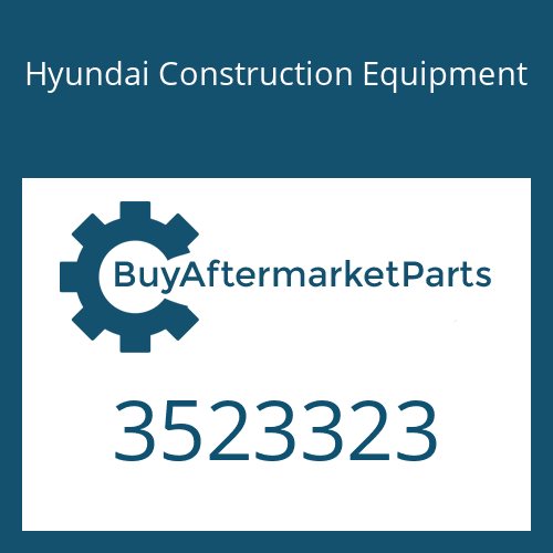 3523323 Hyundai Construction Equipment ASSY, ROTOR