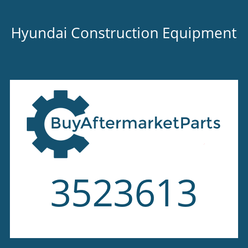 Hyundai Construction Equipment 3523613 - BEARING-THRUST