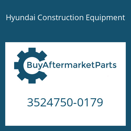 Hyundai Construction Equipment 3524750-0179 - PLATE-SIDE