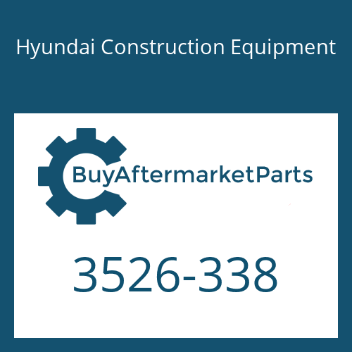 Hyundai Construction Equipment 3526-338 - CAP