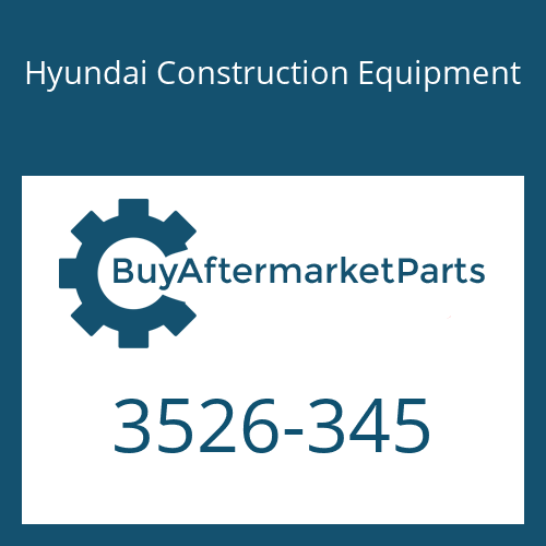 Hyundai Construction Equipment 3526-345 - CAP