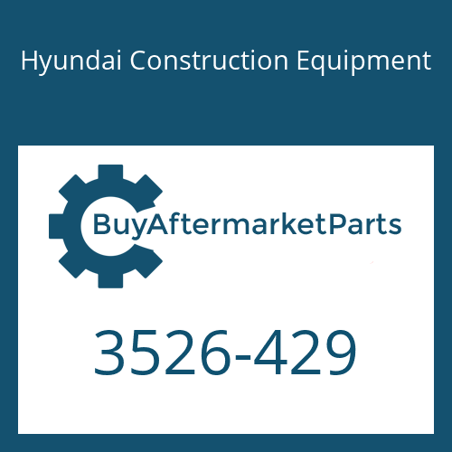 Hyundai Construction Equipment 3526-429 - CAP