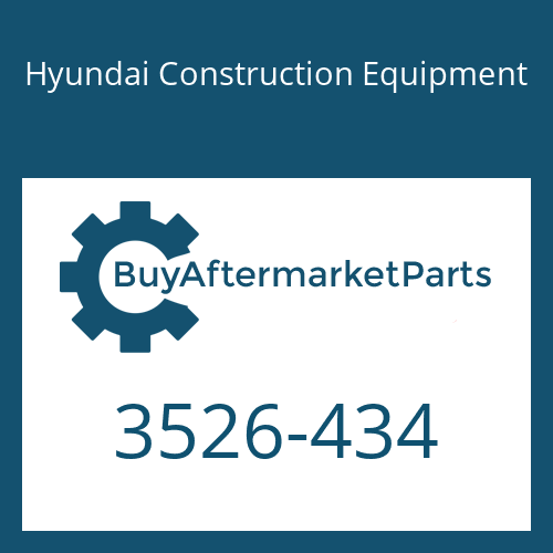 Hyundai Construction Equipment 3526-434 - CAP