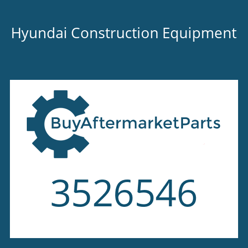 Hyundai Construction Equipment 3526546 - SHAFT & WHEEL