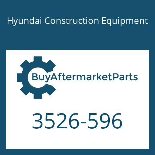 3526-596 Hyundai Construction Equipment CAP