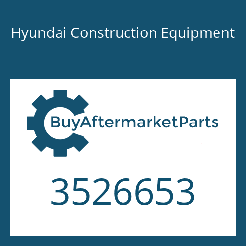 Hyundai Construction Equipment 3526653 - SCREW-CAPTIVE W/CAP