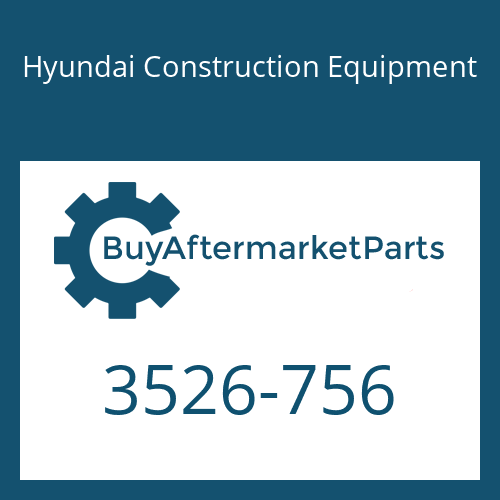 3526-756 Hyundai Construction Equipment CAP