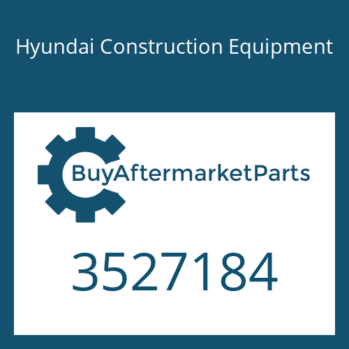 3527184 Hyundai Construction Equipment SCREW-HEX HD CAP