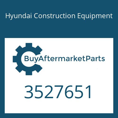 Hyundai Construction Equipment 3527651 - PLATE-COVER