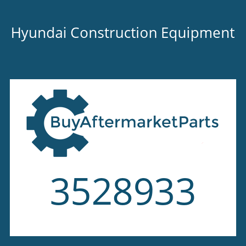 Hyundai Construction Equipment 3528933 - SEAL/O-RING