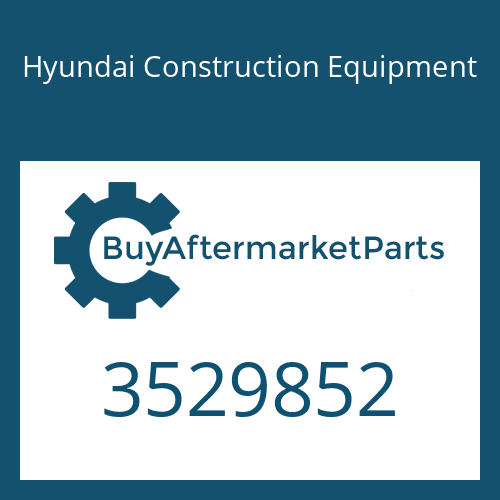 3529852 Hyundai Construction Equipment CLAMP-V BAND