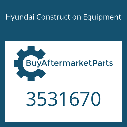 Hyundai Construction Equipment 3531670 - CLAMP-V BAND