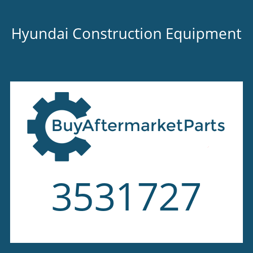 3531727 Hyundai Construction Equipment HOUSING