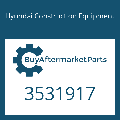 3531917 Hyundai Construction Equipment PLATE-OIL SEAL