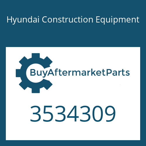 Hyundai Construction Equipment 3534309 - PLATE-CLAMPING