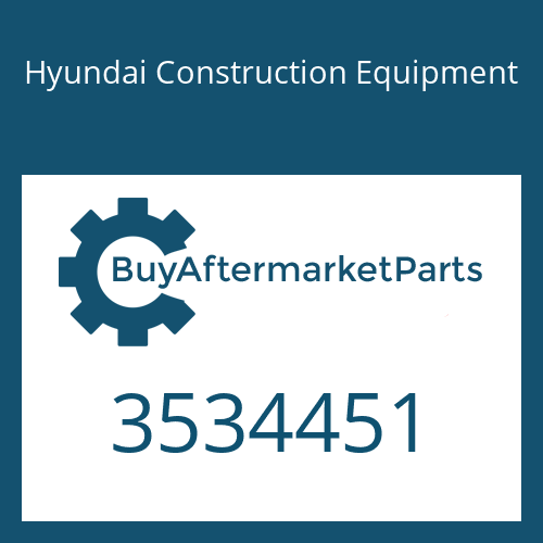 3534451 Hyundai Construction Equipment COLLAR-THRUST