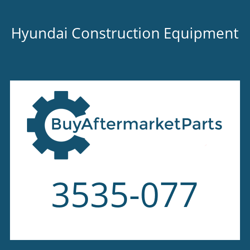Hyundai Construction Equipment 3535-077 - COVER ASSY