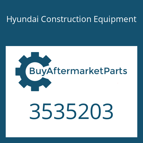 3535203 Hyundai Construction Equipment BRACKET-ACTUATOR