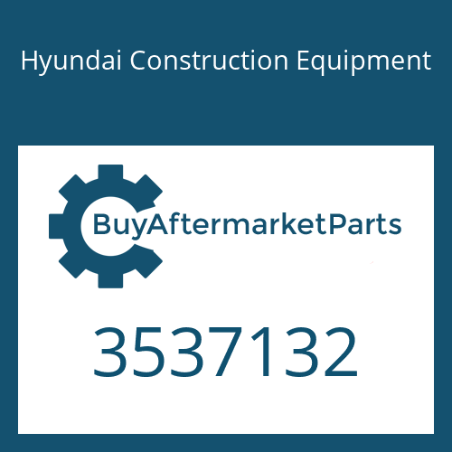 3537132 Hyundai Construction Equipment TURBOCHARGER