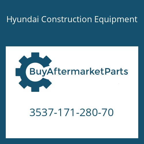 Hyundai Construction Equipment 3537-171-280-70 - VALVE ASSY-RELIEF