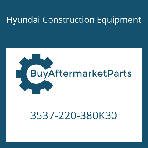 Hyundai Construction Equipment 3537-220-380K30 - OVERLOAD RELIEF VALVE