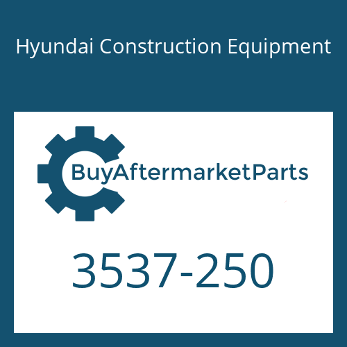 3537-250 Hyundai Construction Equipment VALVE-MAKEUP