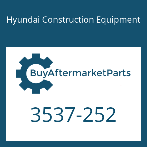 Hyundai Construction Equipment 3537-252 - BYPASS VALVE ASSY